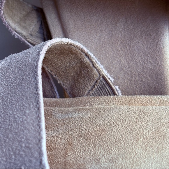 Koolaburra UGG Maerin Nude Metallic Suede Slip-On Slide Womens Comfort Sandals 8 - Picture 14 of 14